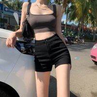 High Stretch Denim Shorts Women Summer Waist Black Slimmer Look Hot Girl a-Line Pants y Tight-Fitting Hip-Wrapped ins Trend