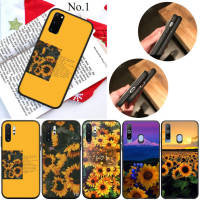 71TEE sunflower อ่อนนุ่ม High Quality ซิลิโคน TPU Phone เคสโทรศัพท์ ปก หรับ Samsung Galaxy A02 A02S M02 A03 A32 A33 A42 A52 A53 A72 A73 A82 M20 M30 M30S M21 M31 M51 Quantum 2