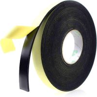 Anti-Collision Soundproof Sealing Strip Strong Plus Sticky Eva Foam Tape Black Sponge Tape Resistant To High Temperature 10m Adhesives Tape