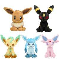 Eevee Leafeon Umbreon Glaceon Eeveelution เก้ารูปแบบวิวัฒนาการ Kawaii Plush อะนิเมะของขวัญตุ๊กตาเด็กยัดไส้