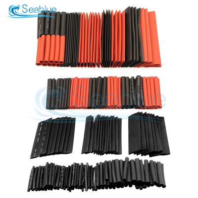 【YF】▣✙◈  127 Pcs Shrink Sleeving Tube Assortment Electrical Connection Wire Wrap Cable Shrinkage 2:1
