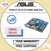 ใช้ LGA 775สำหรับ Asus P5G41T-M LX มาเธอร์บอร์ด V2 DDR3 8GB G41 P5G41T-M LX V2เดสก์ท็อปเมนบอร์ด PCI-E X16 P5G41T VGA