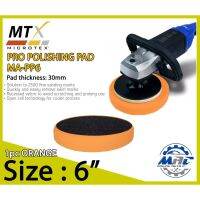 （Kvs auto parts） Microtex PRO แผ่นขัด6นิ้ว (สีส้ม) MA-PP6