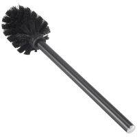 For Thorough and Easy Cleaning in Black Toilet Brush with Plastic Bristles