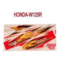 สติ๊กเกอร์ติดรถมอเตอร์ไซด์ สำหรับ HONDA-W125R ปี2005 สีแดง