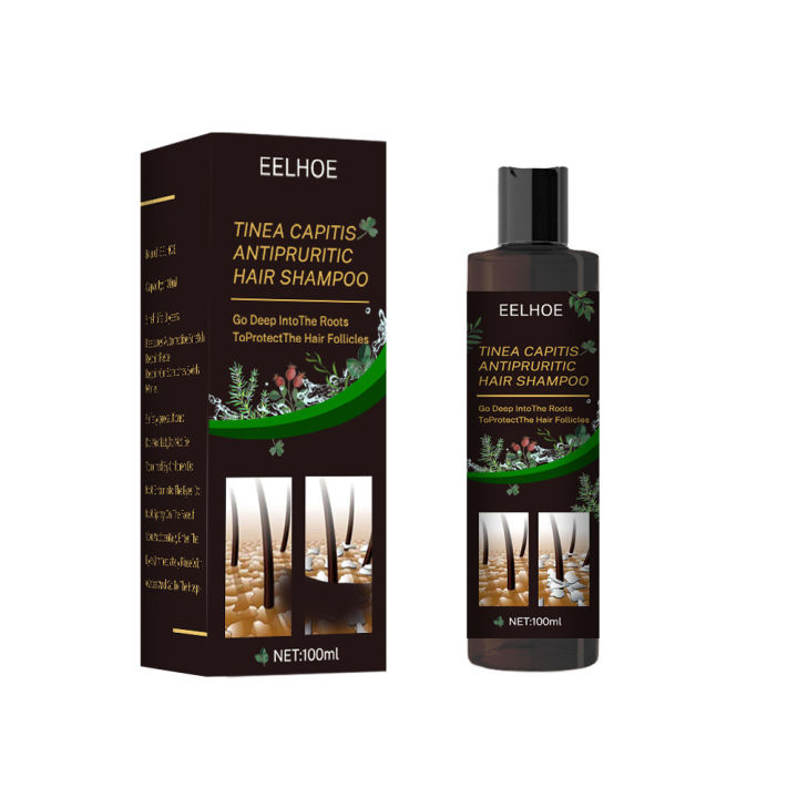 ดูแลหนังศีรษะ-eelhoe-แชมพูขจัดรังแค-แชมพูคัน-แชมพูยาเชื้อรา-100ml-ขจัดรังแค-หยุดอาการคัน-ลดผมร่วง-ยาสระผมขจัดรังแค-ดูแลหนังศีรษะ-ยาสระผมแก้เชื้อรา-ควบคุมน้ำมัน-ขจัดรังแค-ยาสระผมเชื้อรา-แชมพูสมุนไพรยาส