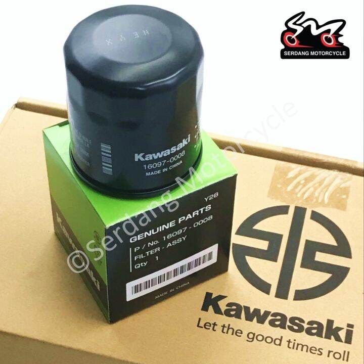 Spot sales ♤Kawasaki Original Oil Filter Genuine Part - 16097-0008 ...