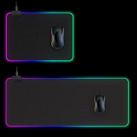 Black Large RGB Mouse Pad Gaming XXL Mousepad LED Mausepad Gamer Mouse Car 800X300 Mouse Mat PC Desk Pad Mat with Backlit