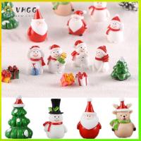 VHGG 1 PC DIY Deer Micro Landscape Xmas Tree Miniature Snowman Christmas Accessory Santa Claus Figurines