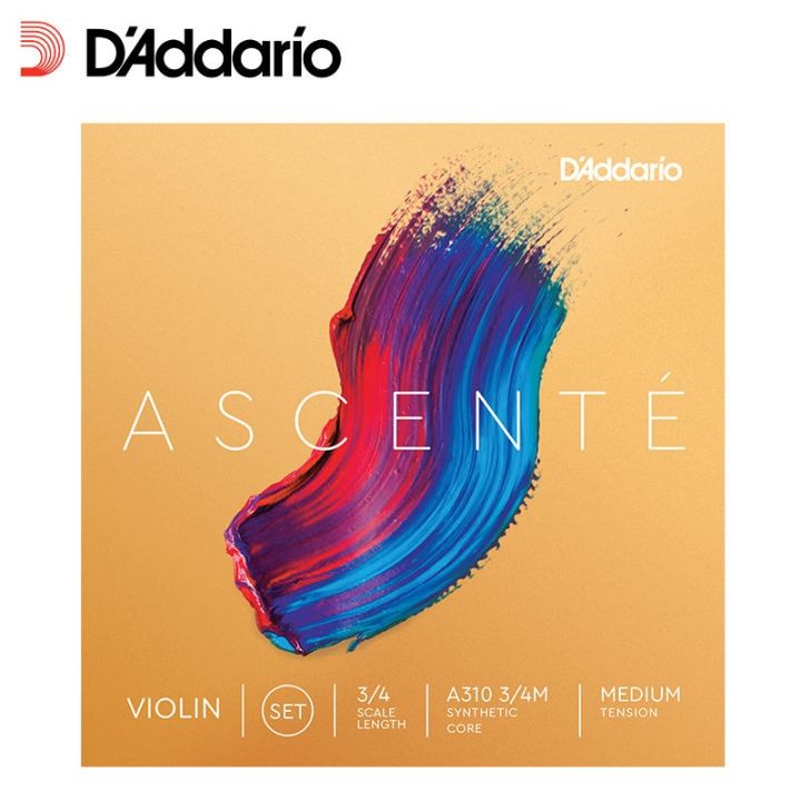 ascente-violin-strings-produced-by-daddario-usa-a310-4-4-to-1-16-size