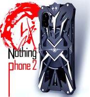 Nothing Phone 2เคสกันกระแทกให้ความเย็นกรอบโลหะสกรูแข็งแรงหรูหราสำหรับโทรศัพท์2 PHONE2 Nothing2เคสกล่องเคสอะลูมิเนียมเคสมือถือ