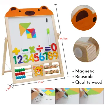 Montessori Toys Baby Magnetic Blackboard Learning Paint Magnetic