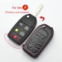 Key สำหรับ Volvo Xc90 S80 Xc70 S60 V70 C30 C70 S40 5ปุ่มฝาครอบ Fob Shell Key ตัวคล้องโซ่กระเป๋า