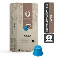 Punto Italia Espresso กาแฟแคปซูล MOKA สำหรับเครื่อง Nespresso® (10 แคปซูล)