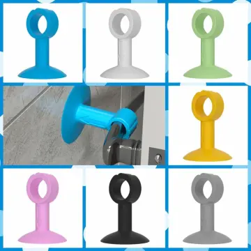 3 Pack Silicone Door Handle Cover With Suction Cup Door Handle Protector  Silent Anti-static Door Stops For Most Door Handles