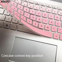 15.6 Inches Silicone Laptop Notebook Keyboard Cover Protector Film for HP Pavilion 250 G8 G7 G6 250 G7 255 G7 G6 256 G6 258 G7 Basic Keyboards