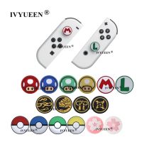 IVYUEEN 4 for / Con Thumb Stick Grips JoyCon Joystick Thumbsticks Caps