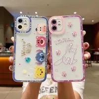 -พร้อมส่งในไทย-เคสซิลิโคน ขอบสี สกรีนลายการ์ตูนน่ารักๆๆๆๆ TPU นิ่ม ใช้สำหรับ7/8/11/12/13ทุกรุ่น #463