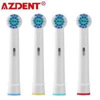 AZDENT หัวแปรงสีฟันไฟฟ้าพลังคลื่นเสียงสำหรับเปลี่ยน4ชิ้น/แพ็ค,หัวแปรงดูปองด์ฟันหัวฉีดดั้งเดิมหัวฉีดเจ็ตส์หัวแปรงสีฟันอัจฉริยะแปรงสีฟันไฟฟ้า