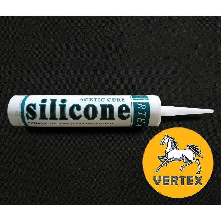 【COD】antur3435 Vertex Glass Silicone Sealant 300ml (CLEAR BROWN or