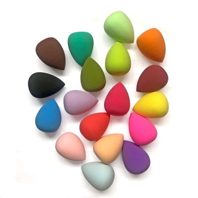 【CW】✽✧✉  1/2/3/4 pcs Color Puffs Wet and Dry Use Puff Soft Sponges Egg with Makeup Accessories