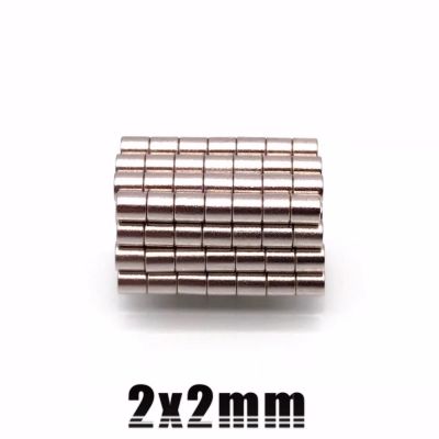 10ชิ้น แม่เหล็ก 2x2มม. กลมแบน 2x2mm Magnet Neodymium 2*2mm แม่เหล็กแรงสูง 2mm x 2mm แรงดูดสูง ชุบนิเกิล ติดแน่น ติดทน พร้อมส่ง