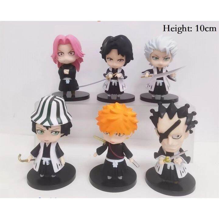Bleach Ichigo Zaraki Urahara Set of 6 Collectible Action Figure Lazada PH