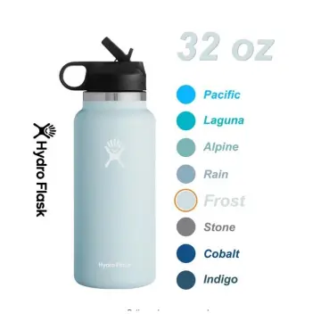 Hydro Flask 32OZ Wide Mouth 2.0 Water Bottle, Straw Lid, Multiple Colors -  Stone, New Design 