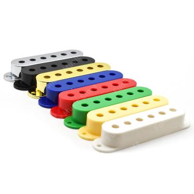 ‘【；】 3Pcs Colorful Guitar Pickup Cover Single Coil Pickup Covers Case With Tone Volume Knob Control For ST Eelectric Guitar Parts