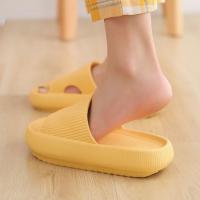 Home SlippersCloud Slippers Thick Platform Bathroom Non-slip Womens flip-flops Sandals Women Soft Mute EVA Indoor Slides