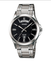 Casio Standard นาฬิกาข้อมือผู้ชาย สายสแตนเลส รุ่น MTP-1381D,MTP-1381D-1A - สีเงิน