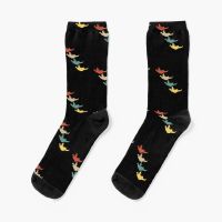 Vintage Retro Skydiver Socks Funny Gifts Anti-Slip Socks Man Socks Tights