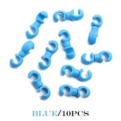 10ชิ้น S-CLIP สายหัวเข็มขัดสายเบรคกรอบท่อคงที่หลายสีท่อสายเกียร์เบรคข้อรัดสายเคเบิ้ลสำหรับอุปกรณ์รถจักรยาน