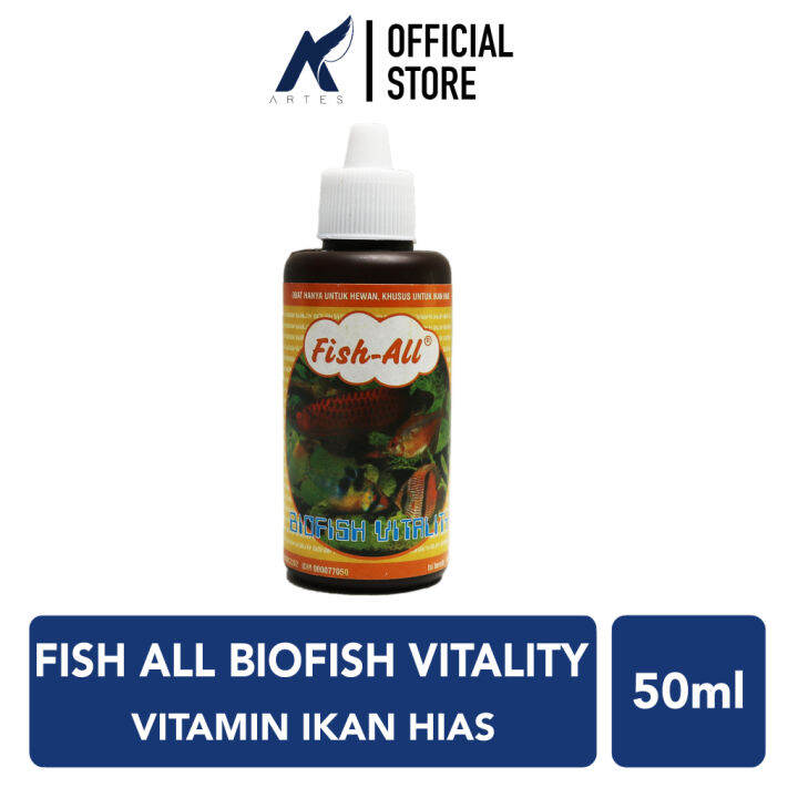 FISH ALL BIOFISH VITALITY ObatVitamin Ikan Hias Aquarium Fishtality