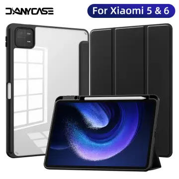 For Xiaomi Pad 6 Case 11 inch Acrylic PU Leather Fold Stand Cover