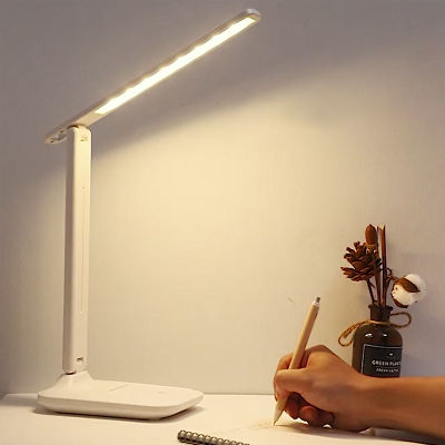 2021Table Lamp LED Office Flexo Led Desk Lamp USB Rechargeable Touch Stepless Dimming Light Eye Protection Student Reading Lamp