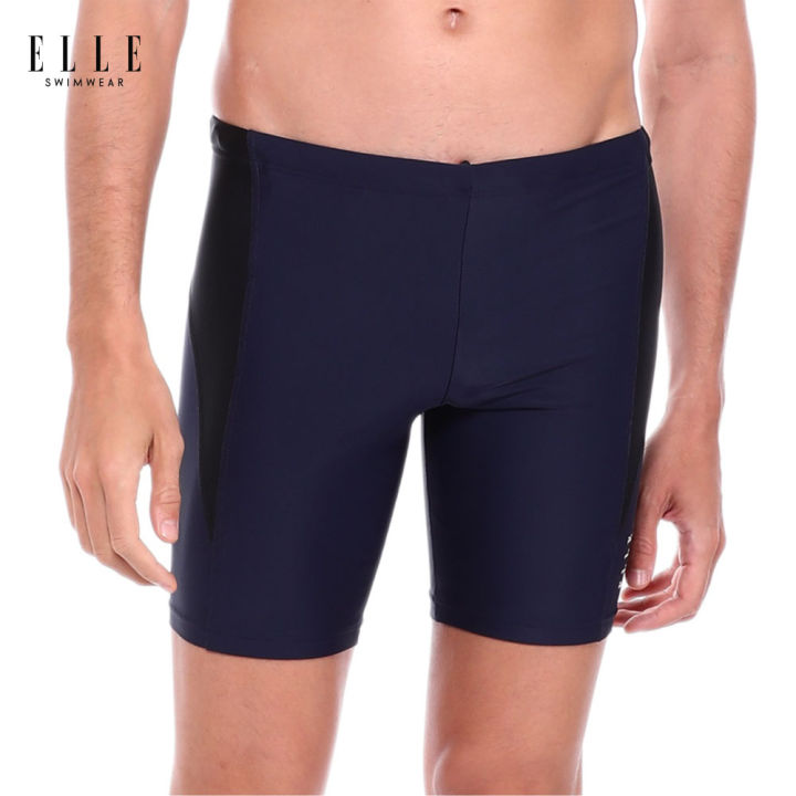 elle-swimwear-กางเกงว่ายน้ำผู้ชายขาเข่า-l2j1bsm10701nv