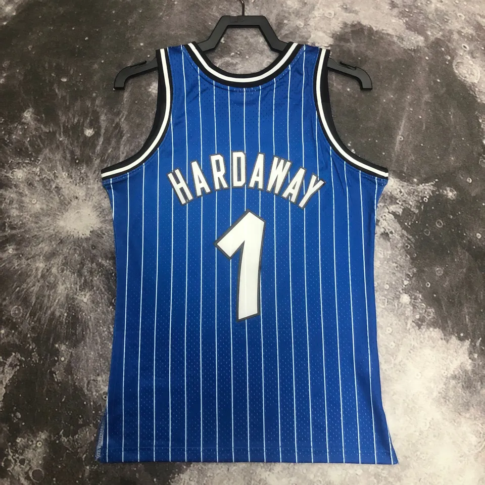 Men's Mitchell & Ness Penny Hardaway Black Orlando Magic 1994