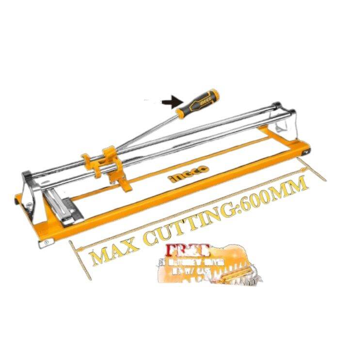 INGCO Original Manual Tile Cutter 600mm with FREE Screwdriver Set HTC04600 •OSOS• tools tool set