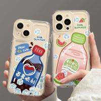 ANBV MALL เคส ไอโฟน แตงโมน้ำแอปเปิ้ลเย็น 14 เคสโทรศัพท์มือถือ iPhone13promax12/11/8SE ใหม่ 7plus ซิลิโคน xs