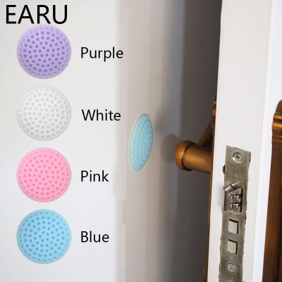 Self Adhesive Rubber Door Buffer Wall Protectors Door Handle Bumpers for Door Stopper Doorstop Decorative Door Stops