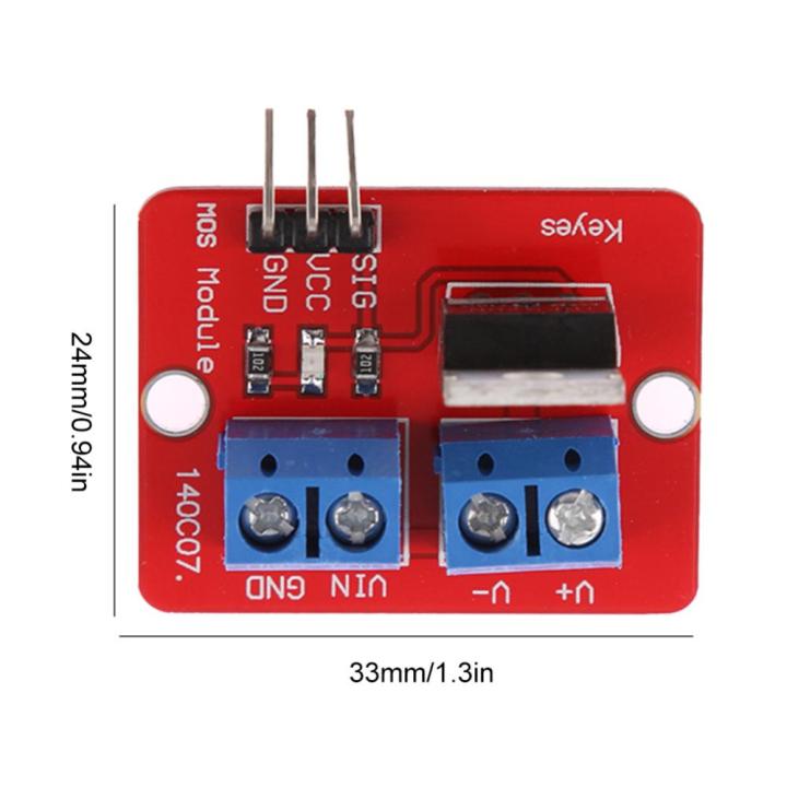 โมดูลไดร์เวอร์-irf520-0-24v-โมดูลปุ่ม-mosfet-ด้านบนบอร์ดสำหรับ-arduino-พายราสเบอร์รี่แขน-mcu