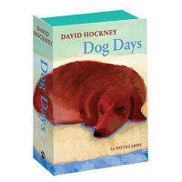 T &amp; hdavid Hockney dog days: Notecards, David Hockney dog diary: greeting cards