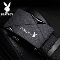 Playboy เข็มขัดหนังวัวแท้ หัวเข็มขัดอัตโนมัติ สไตล์เกาหลี สําหรับผู้ชาย นักเรียน 8.20 wtg