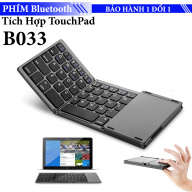 Bàn phím gấp 3 rút gọn B033 Bluetooth 3.0 cho Điện Thoại Máy Tính Bảng Laptop PC - Hỗ trợ cả Android và IOS thumbnail