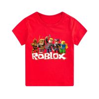 ♧เสื้อยืด Goodseller2020สำหรับเด็ก3-15ปีเสื้อยืดแขนเสื้อสั้นเด็กผู้ชายลาย ROBLOX เสื้อแฟชั่นสำหรับเด็กผู้หญิงเสื้อผ้าหน้าร้อนใหม่ลำลอง