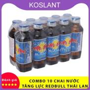 Lốc 10 Chai Nước Tăng Lực Bò Húc Red Bull Thái Lan -KOSLANT