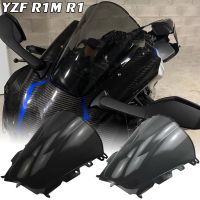 ☏Yamaha YZF R1กระจกบังลมกระจกรถจักรยานยนต์แผ่นกั้นที่เบนทางลมฝาครอบแต่งรถ YZF-R1 YZF-R1M R1M YZFR1 2020 2021 2022