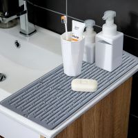 Silicone Square Dish Drying Mat Drain Pad Water Filter Table Placemat Kitchen Heat Resistant Protection Durable Kitchenware