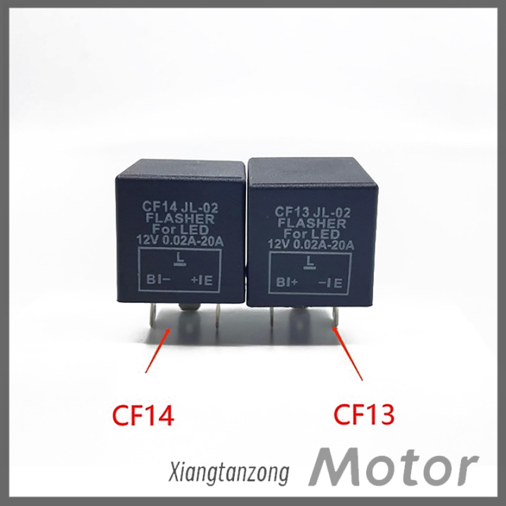 xiangtanzong-รีเลย์กะพริบสัญญาณเลี้ยวสำหรับรถยนต์-jl-02-cf14-cf13-3ขาสำหรับซ่อมสัญญาณเลี้ยวไฟ-led-ไฟกะพริบไฮเปอร์แฟลช12v-dc